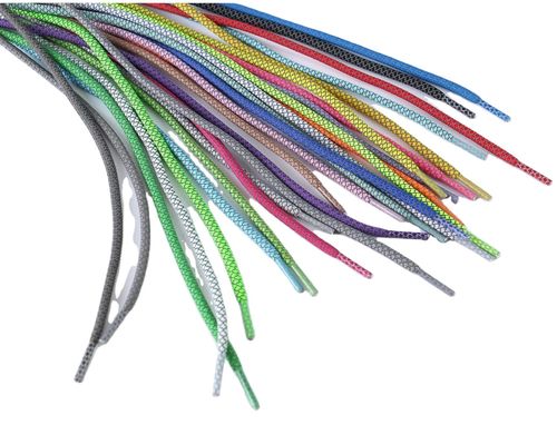 Как Shoestrings 1Pair 100 шнурков идущего ботинка  отражательные веревочка спорта тапки 120 140 160cm круглая