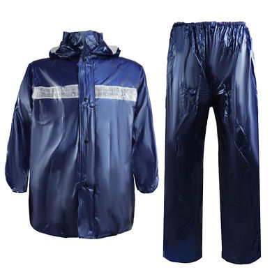 Голубой отражательный Workwear безопасности куртки Rainwear для работы на открытом воздухе активного
