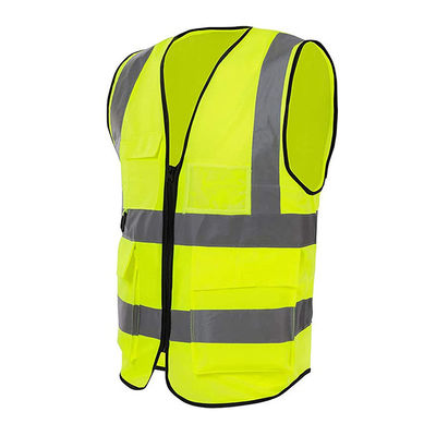 Высокий Vis бежать Bibs Gilet связывает жилет строительной конструкции сада отражательный для людей