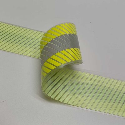 Высокая видимость Twill PET Backing Reflective Heat Transfer Виниловый самоклеющийся для одежды ретро пленка