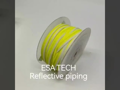 Отражающая ткань роллы Полиэстер Видимость с теплоактивным клеем