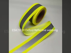 EN471 Водонепроницаемая нейлоновая молния Lighting Reflex Zip Reflective Zipper для одежды